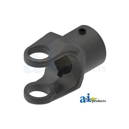 A & I Products Round Bore Implement Yoke (w/ Double Keyway & Set Screw) 3" x3" x4" A-806-1220